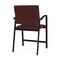Lesro Newport Wide Hip Chair Metal Frame, Black, RF Nebbiolo Upholstery NP1261 - alternate 3